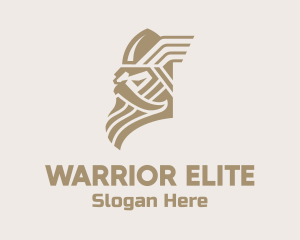 Nordic Warrior Head logo design