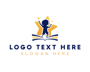 Preschool Book Education Logo