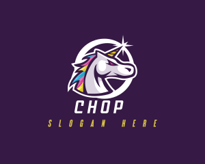 Online - Stallion Unicorn Gaming logo design