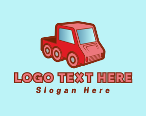 Heavy Duty - Dump Truck Construction logo design