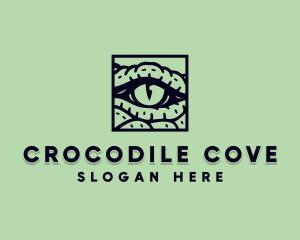 Crocodile Wild Eye logo design