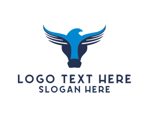 Bison - Buffalo Eagle Zoo logo design