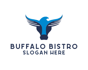 Buffalo Eagle Zoo logo design