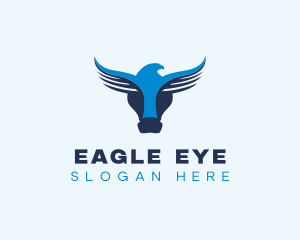 Buffalo Eagle Zoo logo design