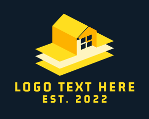 Roofing - House Property Planning logo design
