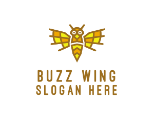 Insect - Wasp Insect Wings logo design