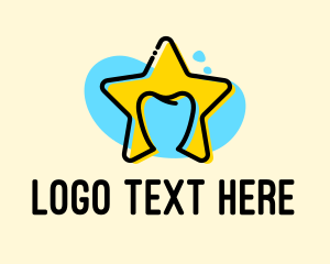 Tooth - Star Dental Clinic logo design