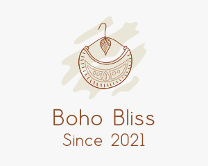 Boho Tribal Earring  logo design