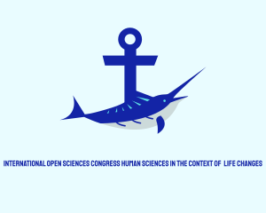 Ship - Blue Swordfish Anchor logo design