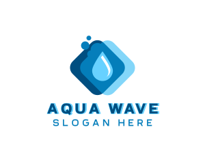 Droplet - Liquid Water Droplet logo design