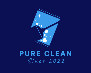 House Cleaning Mop logo design