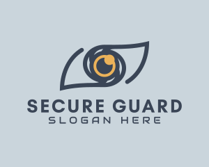 Security - Eye Surveillance Security logo design