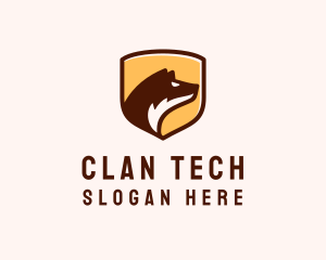 Clan - Fox Shield Clan logo design