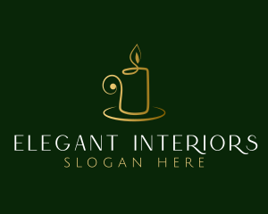 Candle Home Decor Wax logo design