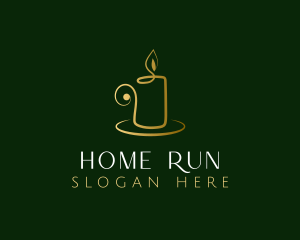 Candle Home Decor Wax logo design