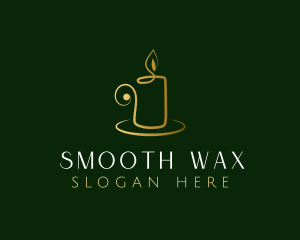 Candle Home Decor Wax logo design