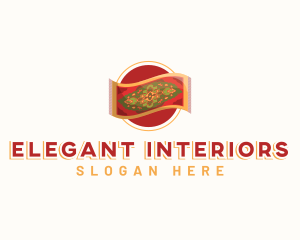 Textile Carpet Rug logo design