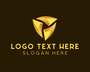 Crypto - Triangle Venture Finance logo design