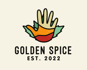 Organic Hand Spices logo design