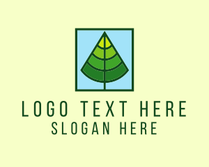 Picture Frame - Nature Forest Tree logo design