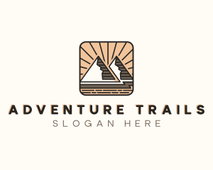 Mountain Alpine Trekking logo design