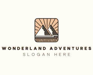 Mountain Alpine Trekking logo design