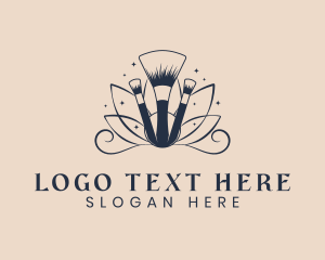 Products - Cosmetic Makeup Brush logo design