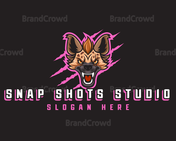 Hyena Beast Scratch Logo