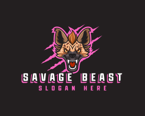 Hyena Beast Scratch logo design