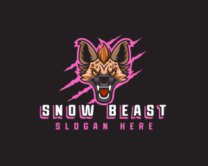 Hyena Beast Scratch logo design