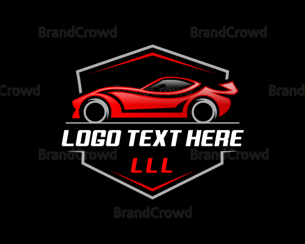 Racing Sports Car Logo