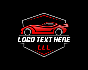 Rc - Racing Sports Car logo design