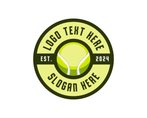 League - Tennis Ball League logo design