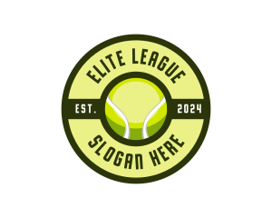 League - Tennis Ball League logo design