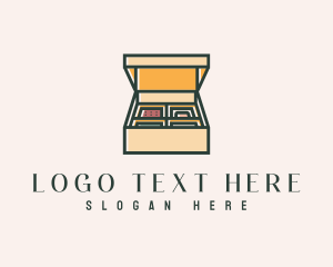 Sugary - Cookie Pastry Box logo design