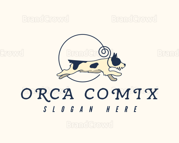 Pet Dog Leash Logo