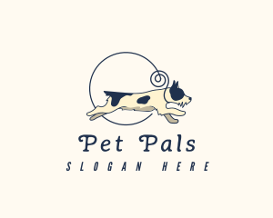 Pet Dog Leash logo design