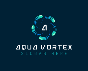 Technology Software Vortex logo design