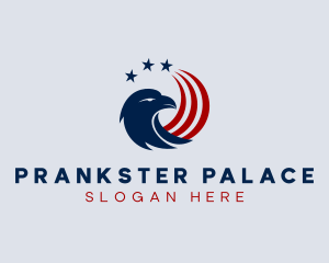 Patriotic American Eagle Logo