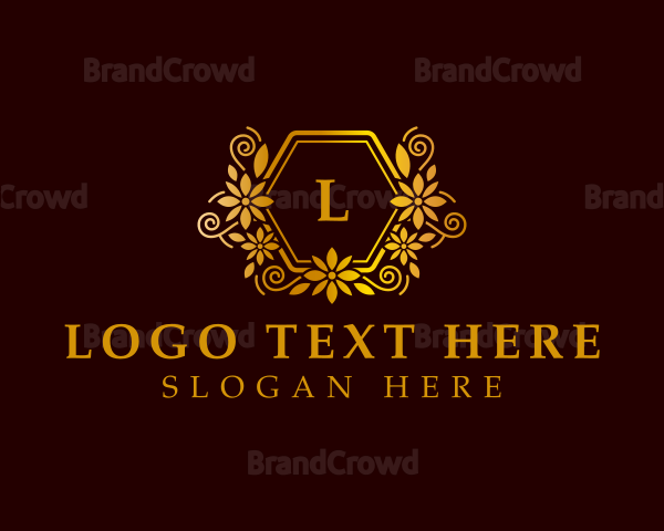 Luxury Floral Ornament Logo