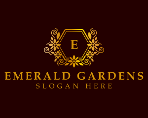 Luxury Floral Ornament logo design