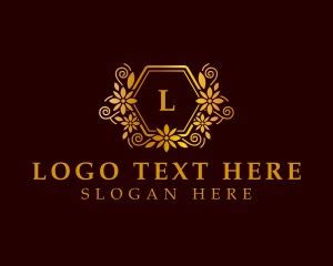 Luxury Floral Ornament Logo