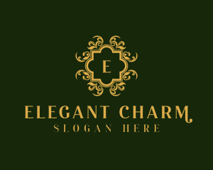 Elegant Floral Boutique logo design