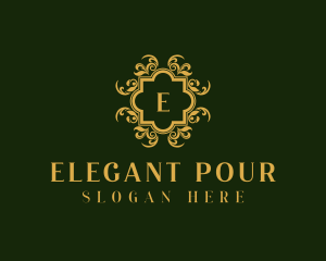 Elegant Floral Boutique logo design