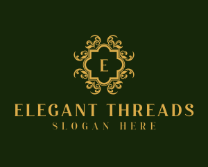 Elegant Floral Boutique logo design