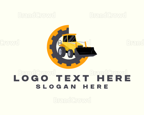 Cog Gear Bulldozer Logo