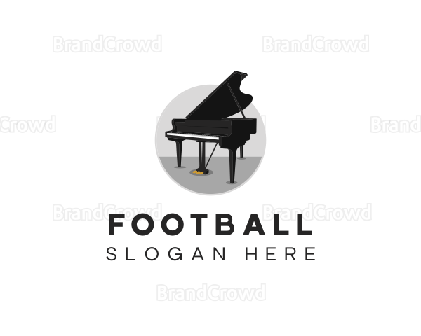 Piano Musical Instrument Logo