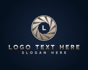 Shutter - Camera Shutter Lens logo design