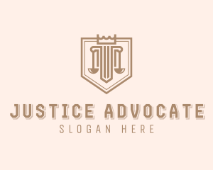 Prosecutor - Scale Judiciary Prosecutor logo design