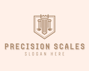 Scale Judiciary Prosecutor logo design